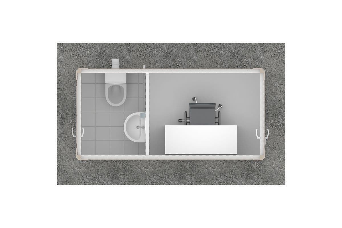 Panel Kabin WC Duş 135x260cm