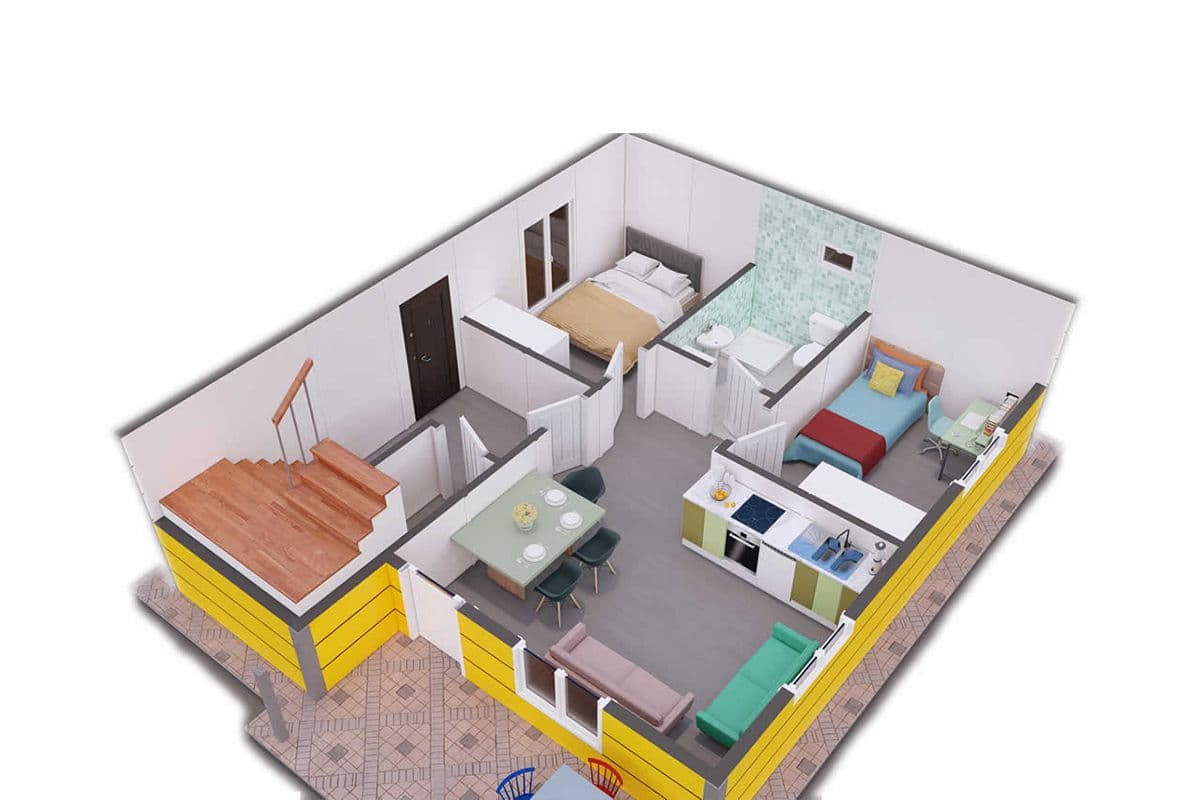 143 m² Çelik Ev 4+1