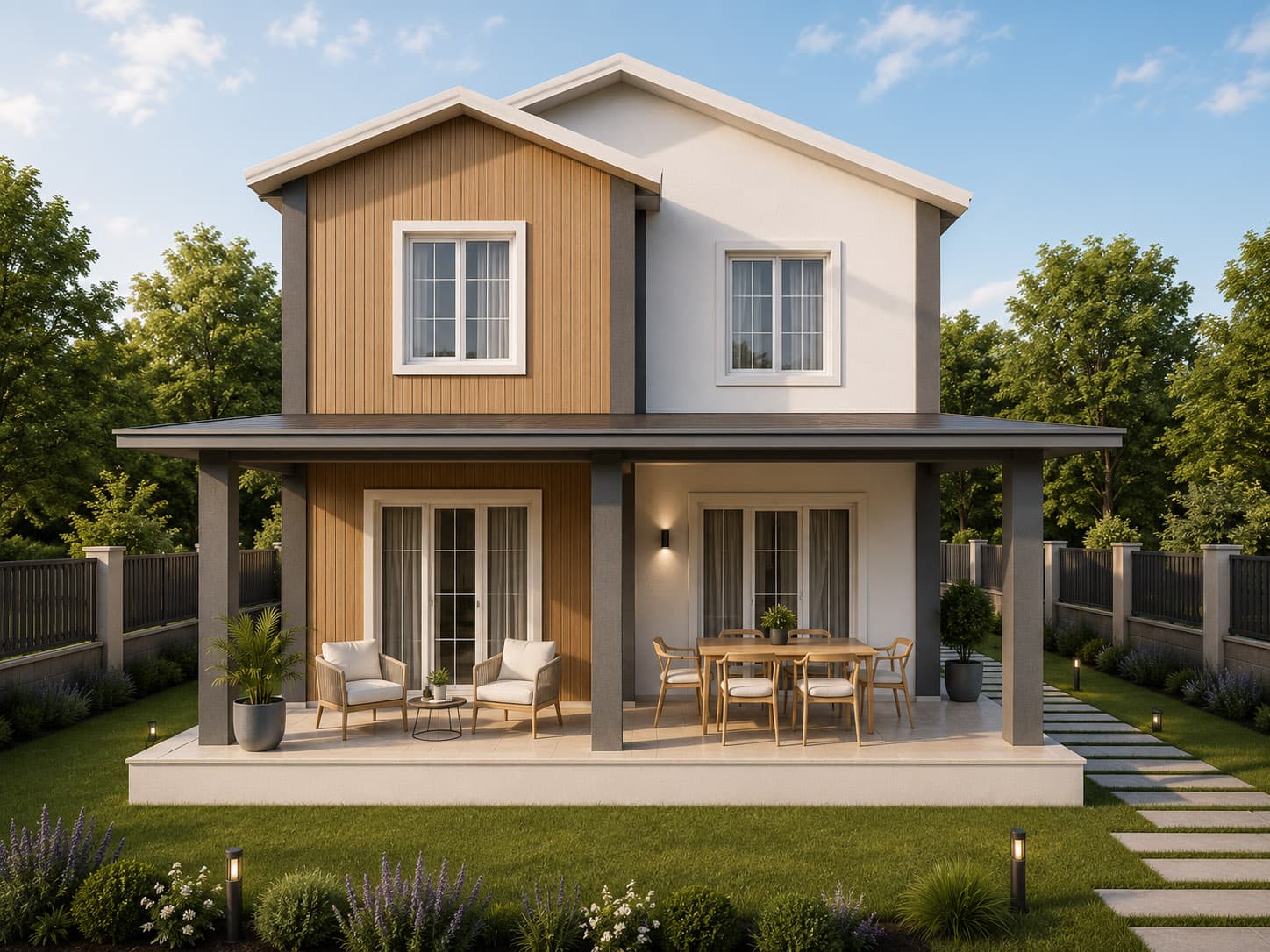 150 m² Çift Kat Çelik Ev